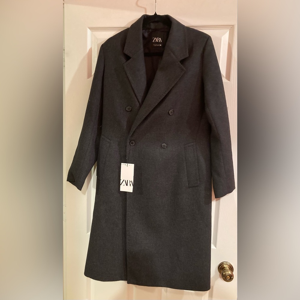 ZARA DOUBLE-BREASTED COAT